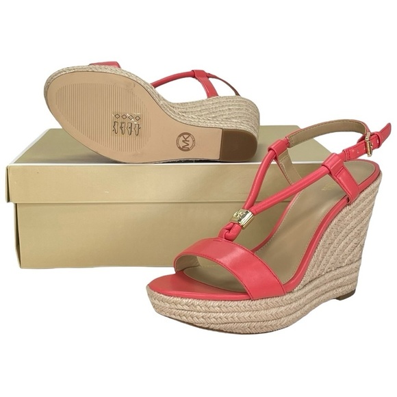 Michael Kors Annie Espadrille Wedge Womens Sandals Size 10M - Picture 11 of 13